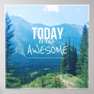 Pôster Hoje Foi Incrível