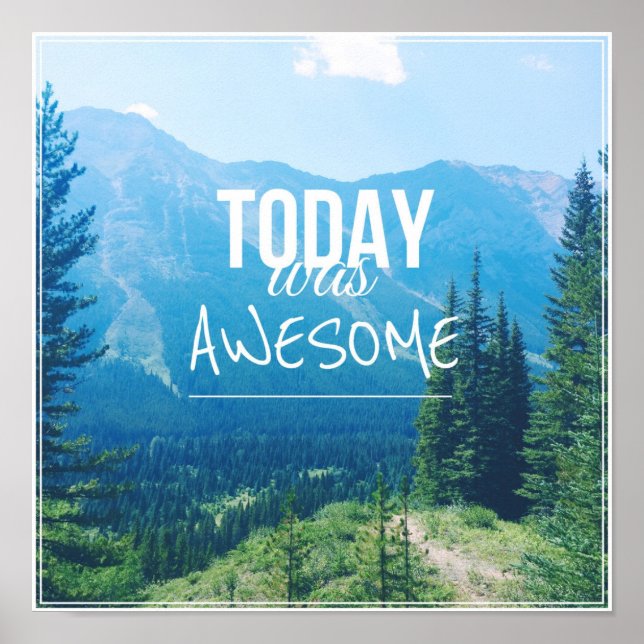 Pôster Hoje Foi Incrível (Frente)