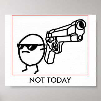 POSTER HOJE NÃO