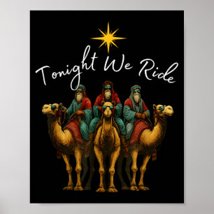 Poster Hoje Nós Cavalgamos Natal, 3 Homens Sábios, C Cris