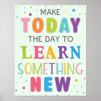 Poster Hoje, O Dia Para Aprender Algo Sobre O Motivo Do C