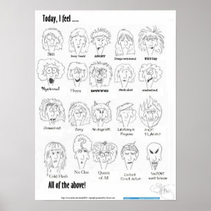 Pôster Hoje sinto...