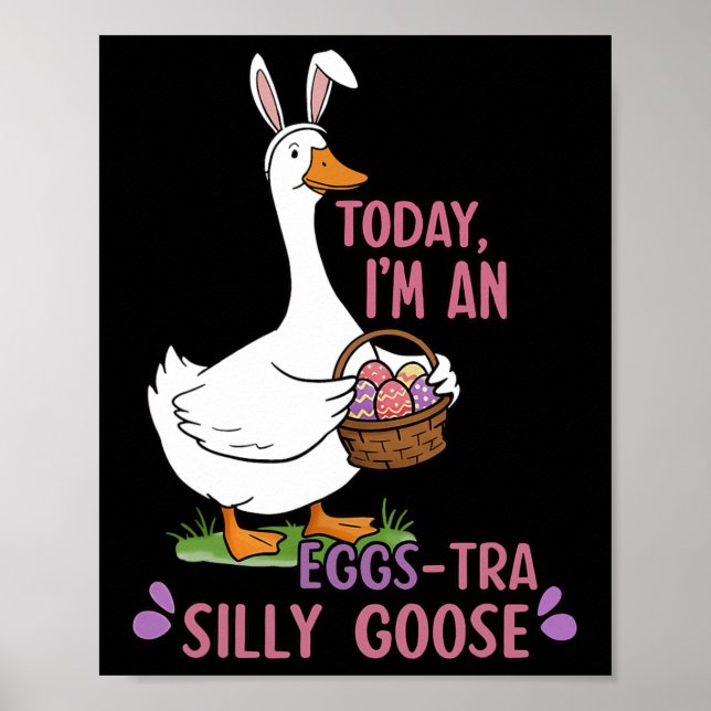 Poster Hoje sou um dia de Páscoa de Ovos-Bobo (Frente)