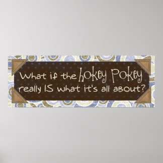 Poster Hokey Pokey Print