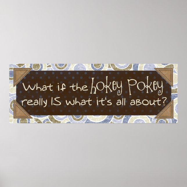 Poster Hokey Pokey Print (Frente)