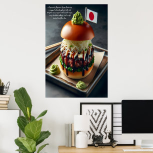 Poster Hokkaido Harmony Burger Indulgence 24x36
