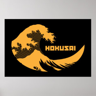 Pôster Hokusai - a grande onda