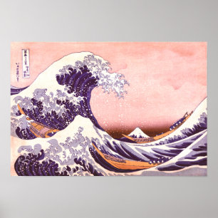 Poster hokusai - A onda do excelente