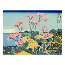 Pôster Hokusai Fuji de Gotenyama no Tōkaidō em Shin