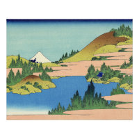 Hokusai Lago Hakone na Província de Sagami
