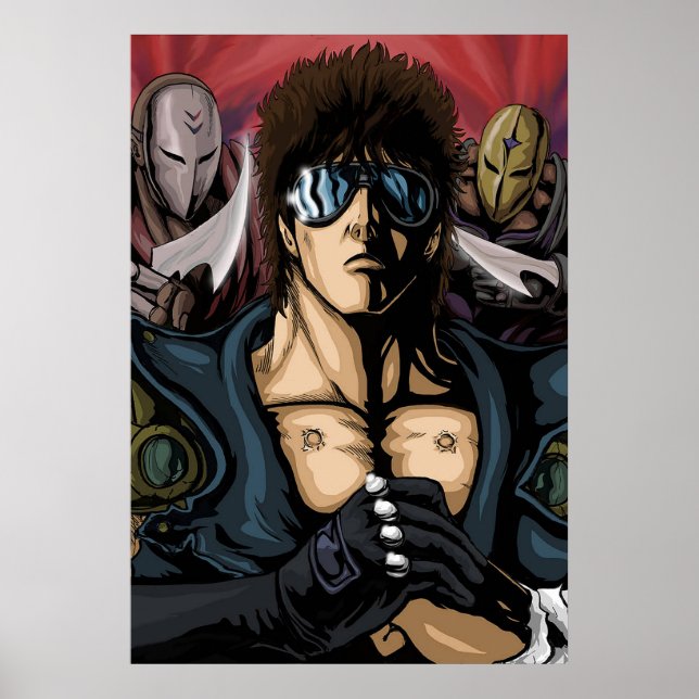 Poster Hokuto no Ken 2 (Frente)