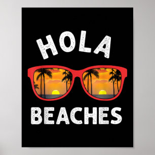 Poster Hola Sungles Beaches Island Sunset Beach Viagem Va