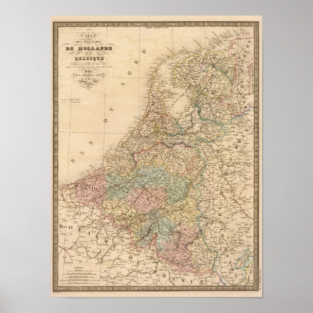 Pôster Holanda, Bélgica 2 (Frente)