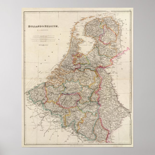 Pôster Holanda e Bélgica (Frente)