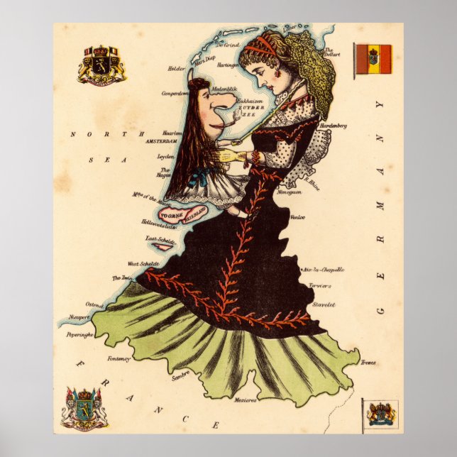 Poster Holanda e Bélgica (Frente)