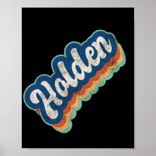 Poster Holden First Name Boy Vintage Style 70s 80s Pessoa