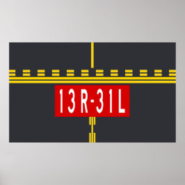 Poster Holding Point Marking 13R-31L