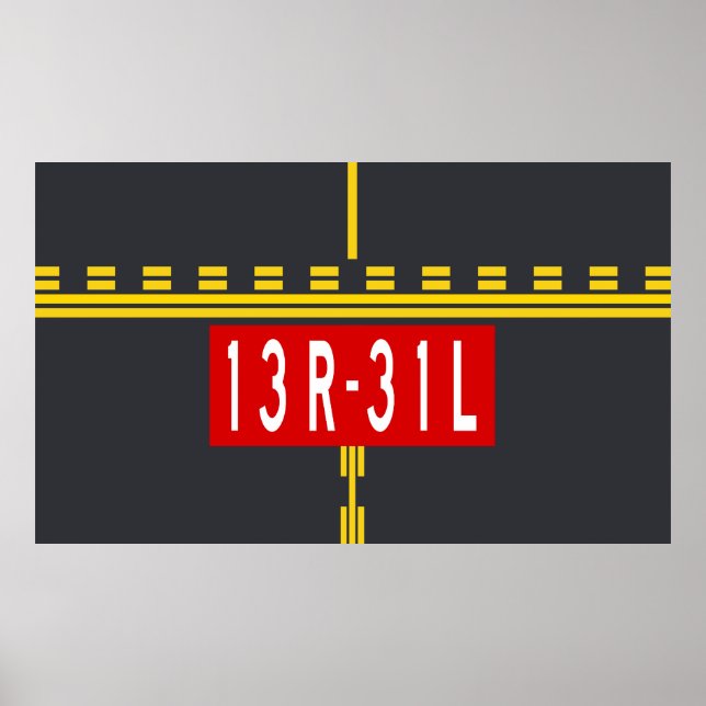 Poster Holding Point Marking 13R-31L (Frente)