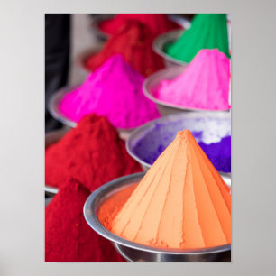 Poster Holi Pinta em Pó