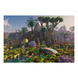 Pôster Holiday in Paradise - by Jurgen Ziewe Canvas Print