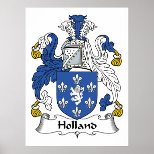 Poster Holland Family Crest