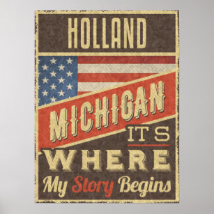 Poster Holland Michigan