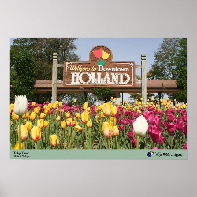 Poster Holland Tulip Time - Holland, Michigan (Frente)