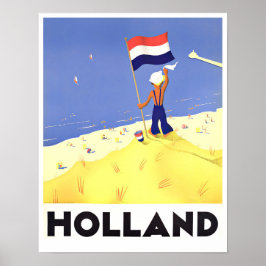 Poster Holland viagens vintage