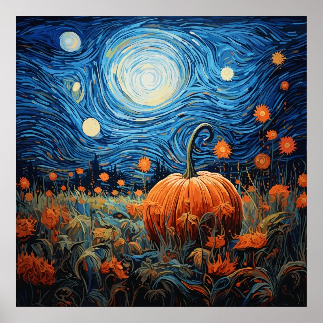 POSTER HOLLOWEEN ARTE NOTURNA (Frente)