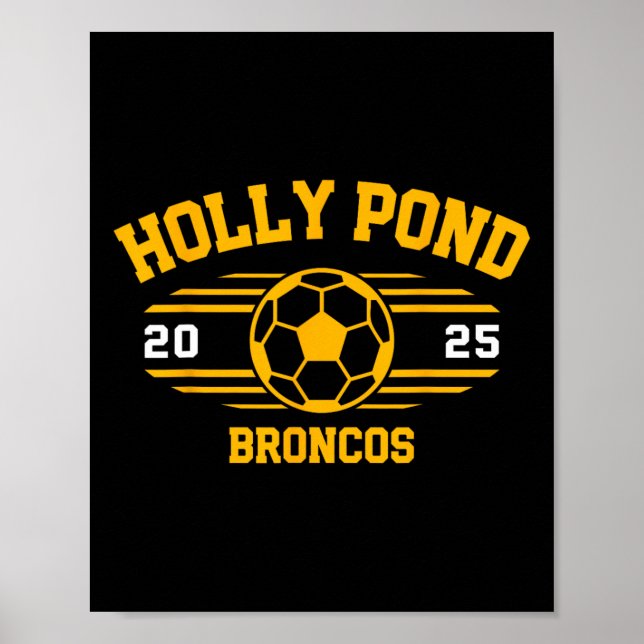 Poster Holly Pond Broncos Futebol Byll 2025  (Frente)