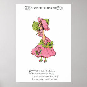 Poster Hollyhock