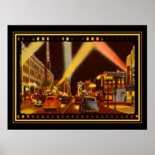 Poster Hollywood Blvd dos anos 40