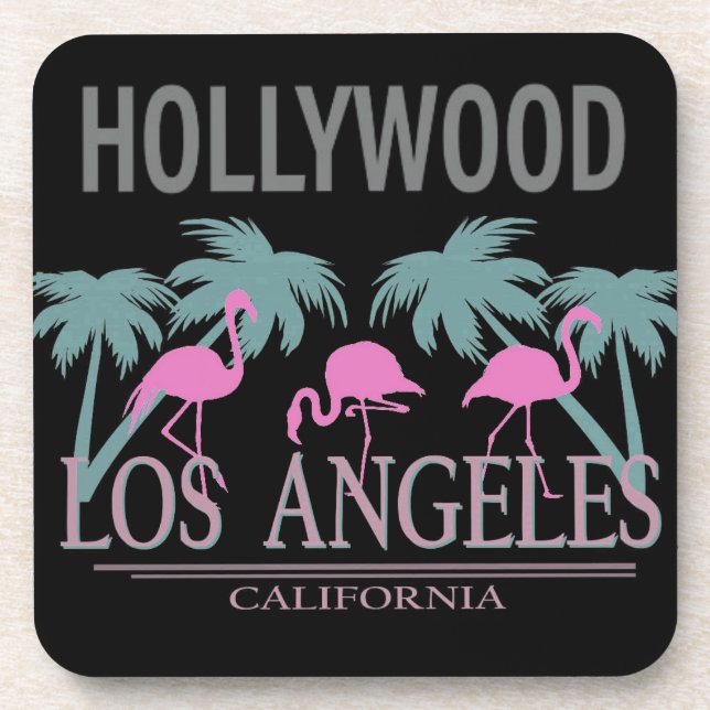Poster Hollywood Blvd. Porta-copos (Frente)