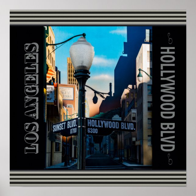 Poster Hollywood Blvd. Pôster (Frente)