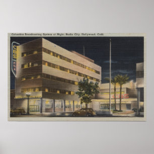 Pôster Hollywood, CA - Columbia Broadcasting System