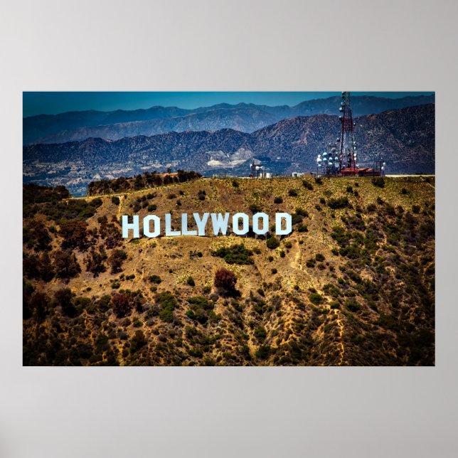 Poster Hollywood California (Frente)