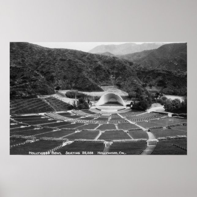 Pôster Hollywood, Hollywood Bowl View (Frente)