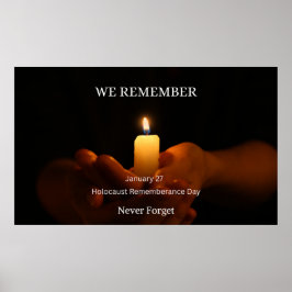 Poster Holocaust Remembrance Day