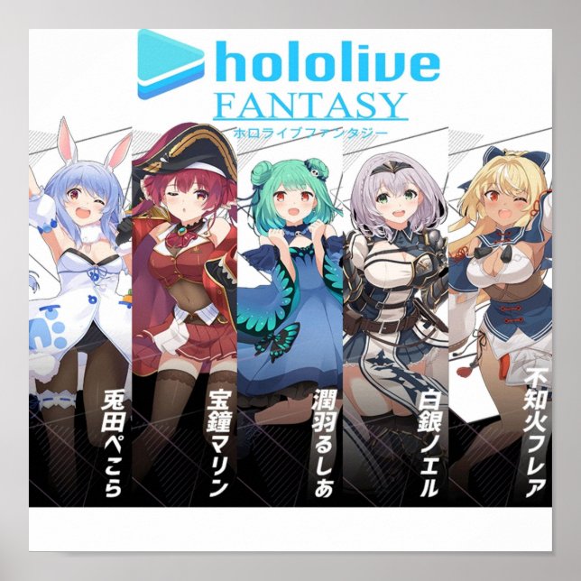 Poster Hololive 3rd Generation Fantasy (Frente)