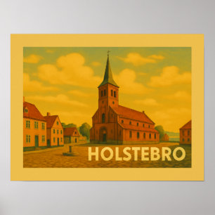 Poster Holstebro Dinamarca Giacometti