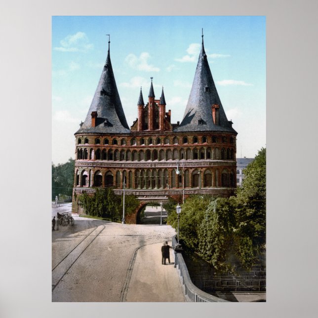 Poster Holstentor de Luebeck (Frente)