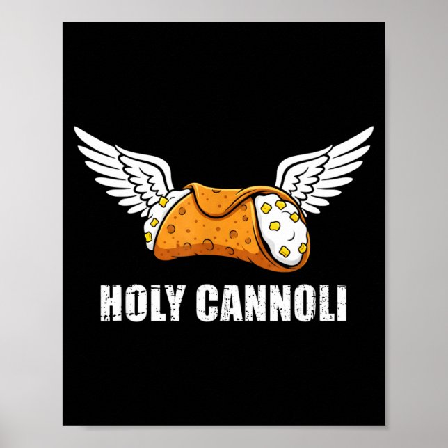 Poster Holy Cannoli Tri-blend Funny Quote  (Frente)