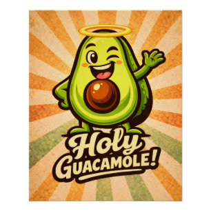 Pôster Holy Guacamole - Pacote de Guac - Amantes de Comid