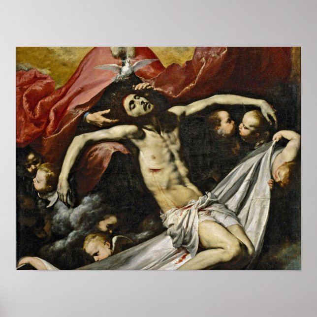 Pôster Holy Trinity by Jusepe de Ribera (Frente)