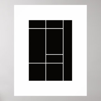 Poster Homage to Mondrian 1.3