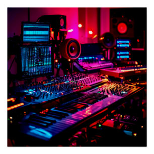 Pôster Home Music Studio