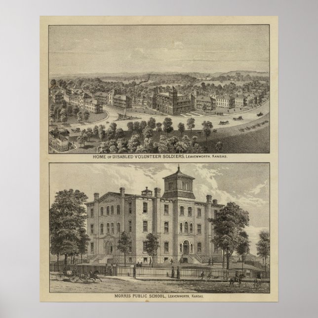 Poster Home of Disabled Volunteers Soldiers (Frente)