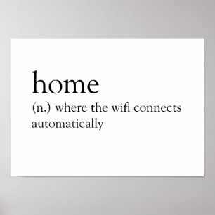Poster Home: Onde o wifi se conecta automaticamente