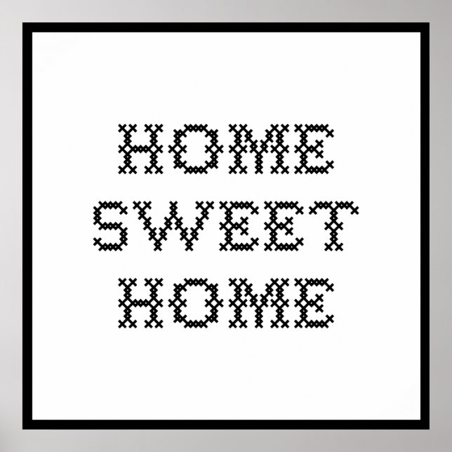 Poster Home Sweet Home (Frente)