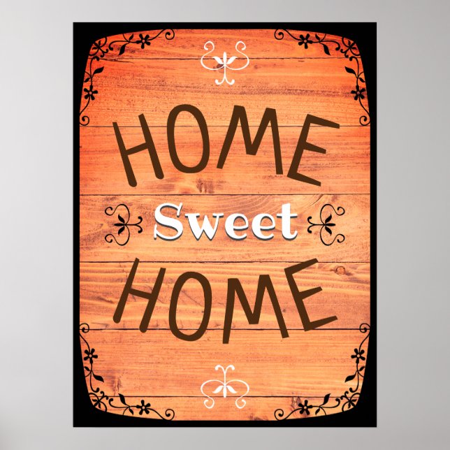 Poster Home Sweet Home (Frente)